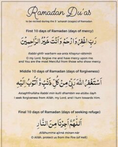 ramadan duas